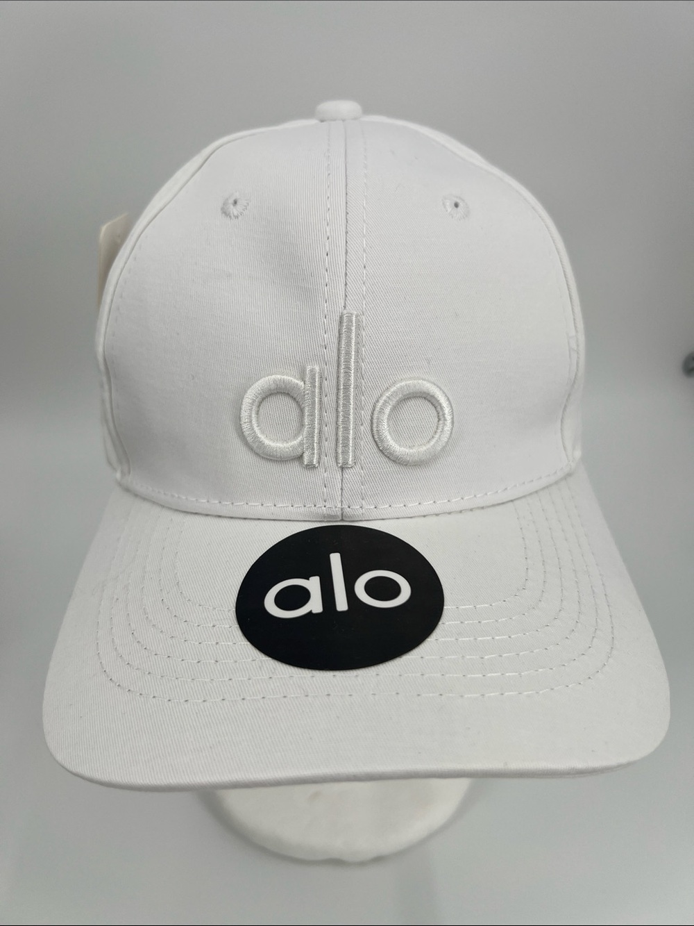 Alo Classic White Logo Baseball Cap - Picture 2 of 6